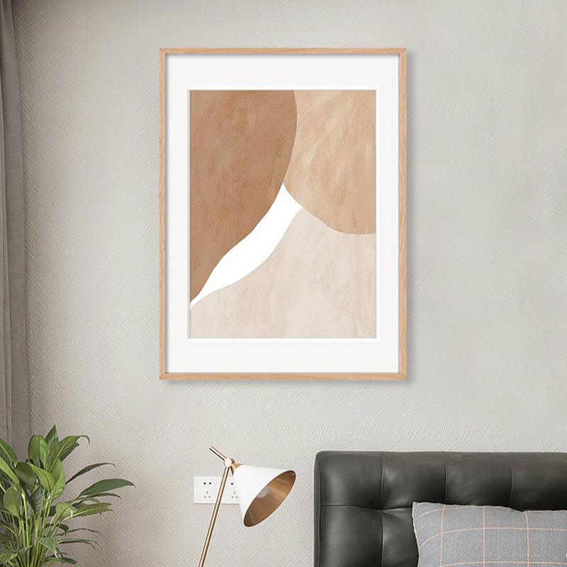 Brush Stroke Canvas Art Scandinavian Style Abstract Wall Decor in Soft Color for Home Clearhalo 'Arts' 'Canvas Art' 1861520