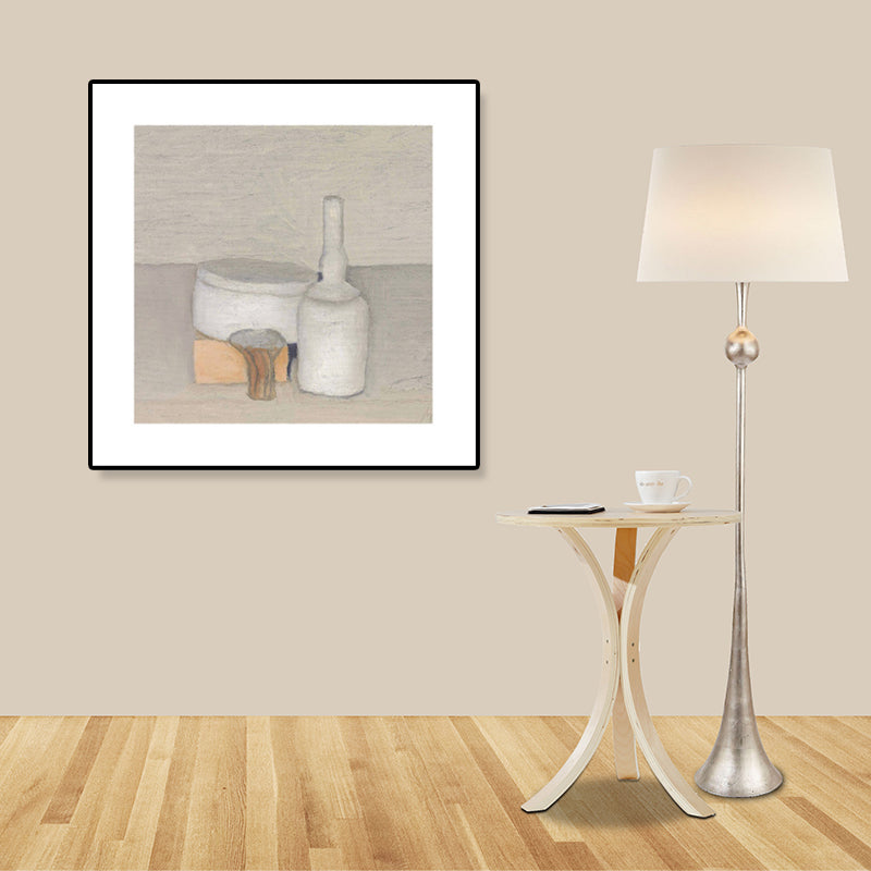Light Color Pop Art Wall Decor Paintings Tins and Bottles Canvas Print for House Interior Beige Clearhalo 'Arts' 'Canvas Art' 1861561