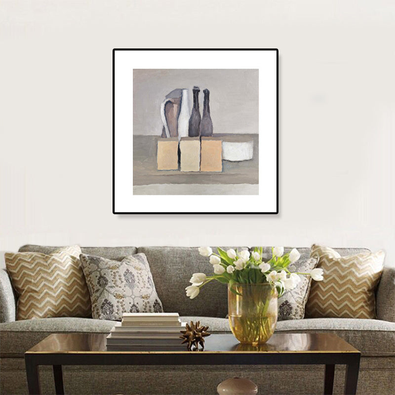 Light Color Pop Art Wall Decor Paintings Tins and Bottles Canvas Print for House Interior Clearhalo 'Arts' 'Canvas Art' 1861564