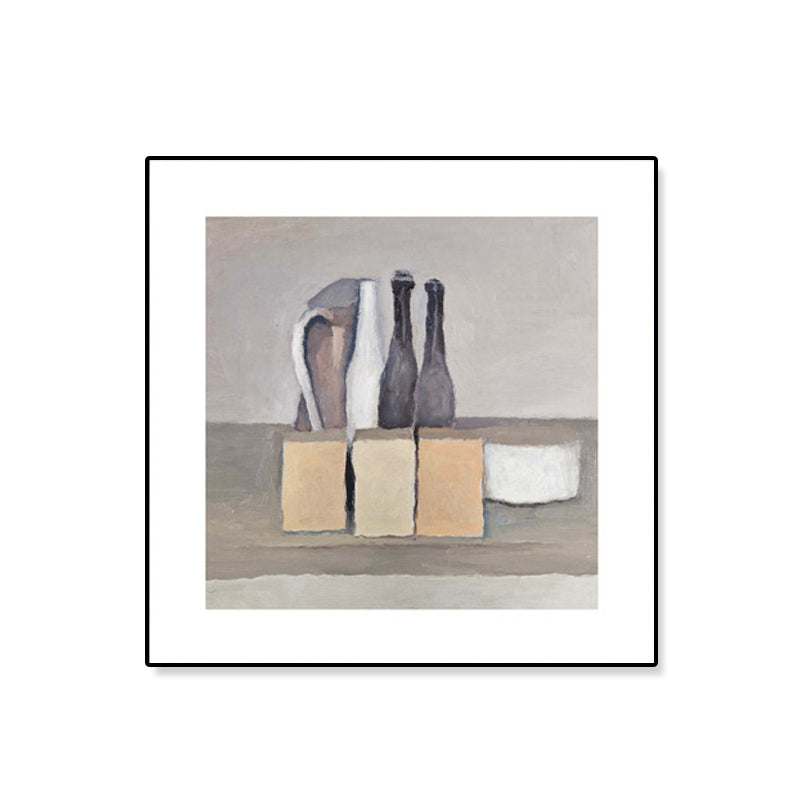 Light Color Pop Art Wall Decor Paintings Tins and Bottles Canvas Print for House Interior Clearhalo 'Arts' 'Canvas Art' 1861566
