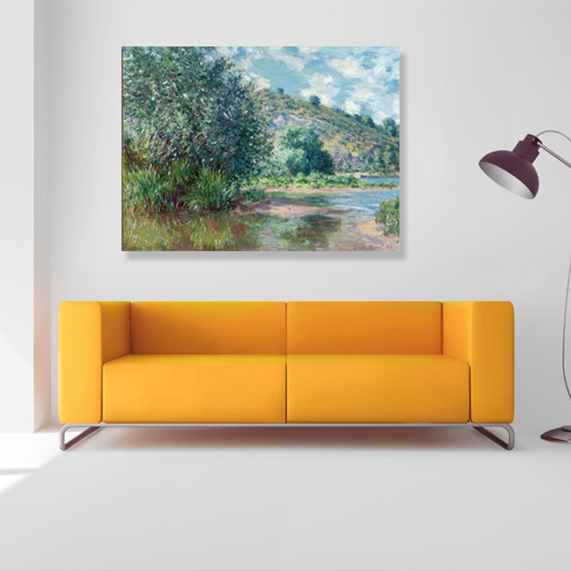 Textured Vivid Natural Landscape Wall Art Decor Impressionism Style Canvas Painting Clearhalo 'Arts' 'Canvas Art' 1861656