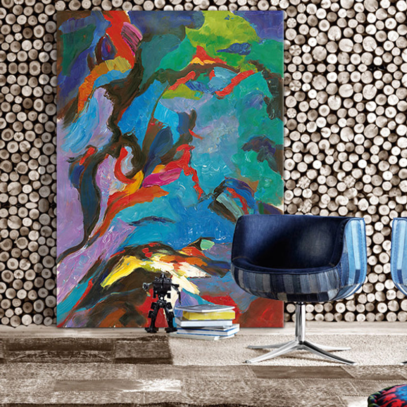Textured Pop Art Dining Room Wall Decor, Multiple Sizes Blue Clearhalo 'Arts' 'Canvas Art' 1861671