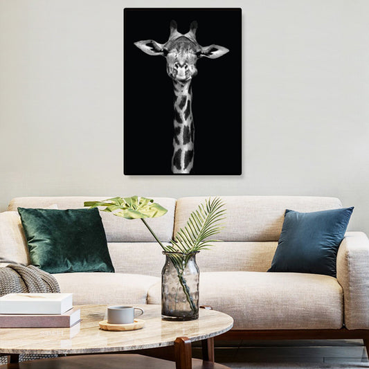 Photographs Modern Style Canvas Art with Wild Animal Pattern in Dark Color for Home Clearhalo 'Art Gallery' 'Canvas Art' 'Contemporary Art Gallery' 'Modern' Arts' 1861751