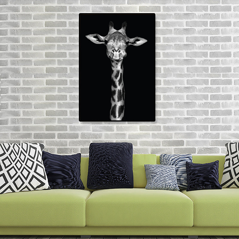 Photographs Modern Style Canvas Art with Wild Animal Pattern in Dark Color for Home Clearhalo 'Art Gallery' 'Canvas Art' 'Contemporary Art Gallery' 'Modern' Arts' 1861752
