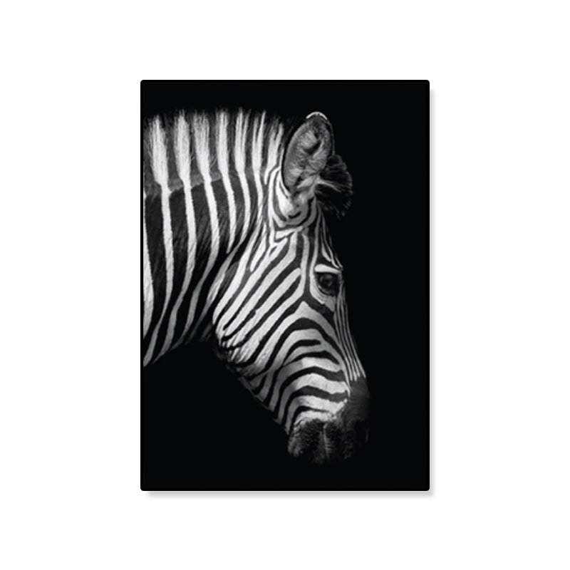 Photographs Modern Style Canvas Art with Wild Animal Pattern in Dark Color for Home Clearhalo 'Art Gallery' 'Canvas Art' 'Contemporary Art Gallery' 'Modern' Arts' 1861764