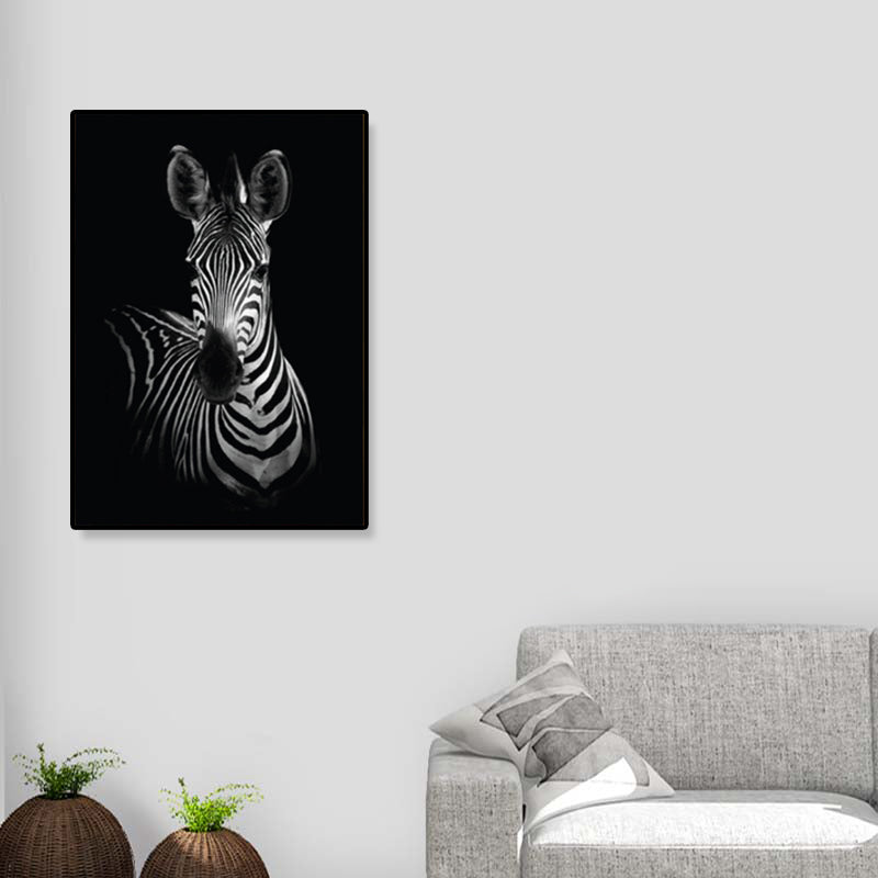 Photographs Modern Style Canvas Art with Wild Animal Pattern in Dark Color for Home Clearhalo 'Art Gallery' 'Canvas Art' 'Contemporary Art Gallery' 'Modern' Arts' 1861767