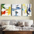 Canvas multi-delige wanddecor abstract expressionisme waterverfschildering, meerdere maten
