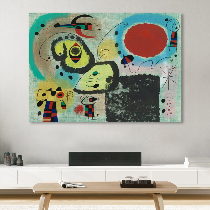 Mid-Century Modern Canvas Print for House Interior - Clearhalo - 'Arts' - 'Canvas Art' - 1861864