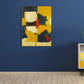 Novel Abstract Pattern Canvas Pop Art Textured Wall Decor in Pastel Color for Guest Room Clearhalo 'Arts' 'Canvas Art' 1862040