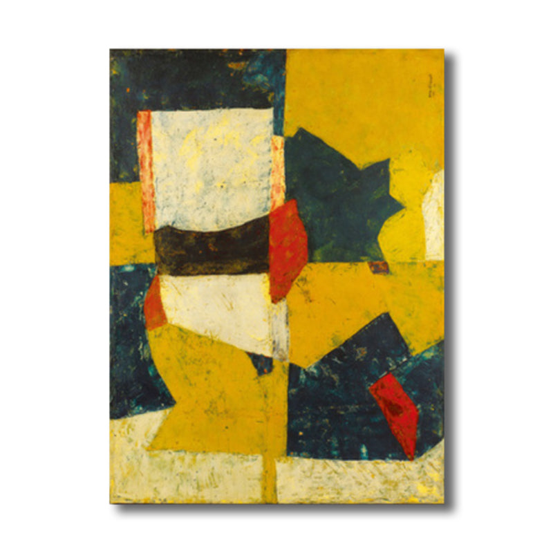 Novel Abstract Pattern Canvas Pop Art Textured Wall Decor in Pastel Color for Guest Room Clearhalo 'Arts' 'Canvas Art' 1862041