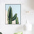Photography Print Cactus Pattern Wall Art Decor Dining Room Botany Canvas in Green Green Clearhalo 'Art Gallery' 'Canvas Art' 'Contemporary Art Gallery' 'Modern' Arts' 1862110