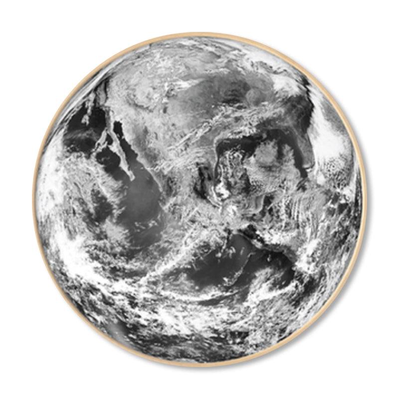 Photographic Earth Surface Wall Art for Kids Bedroom, Dark Color, Multiple Sizes Clearhalo 'Art Gallery' 'Canvas Art' 'Kids' Arts' 1862159