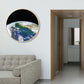 Photographic Earth Surface Wall Art for Kids Bedroom, Dark Color, Multiple Sizes Clearhalo 'Art Gallery' 'Canvas Art' 'Kids' Arts' 1862165