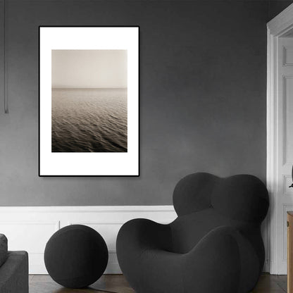 Textured Sea Surface Wall Art Tropical Canvas Print for House Interior, Multiple Sizes Light Brown Clearhalo 'Art Gallery' 'Canvas Art' 'Coastal Art Gallery' 'Tropical' Arts' 1862279