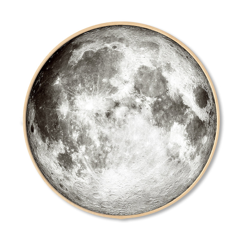 Textured Dark Color Canvas Kids Photo Print 3D Effect Planet Wall Art for Boys Room Clearhalo 'Art Gallery' 'Canvas Art' 'Kids' Arts' 1862320