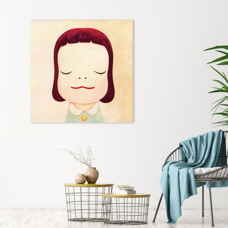 Pastel Illustration Baby Canvas Wall Art Figure Portrait Kids Textured Wall Decor Clearhalo 'Art Gallery' 'Canvas Art' 'Kids' Arts' 1862350