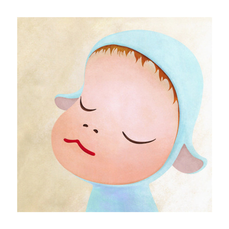 Pastel Illustration Baby Canvas Wall Art Figure Portrait Kids Textured Wall Decor Clearhalo 'Art Gallery' 'Canvas Art' 'Kids' Arts' 1862358