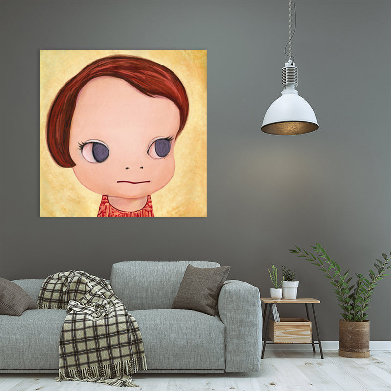 Pastel Illustration Baby Canvas Wall Art Figure Portrait Kids Textured Wall Decor Clearhalo 'Art Gallery' 'Canvas Art' 'Kids' Arts' 1862361