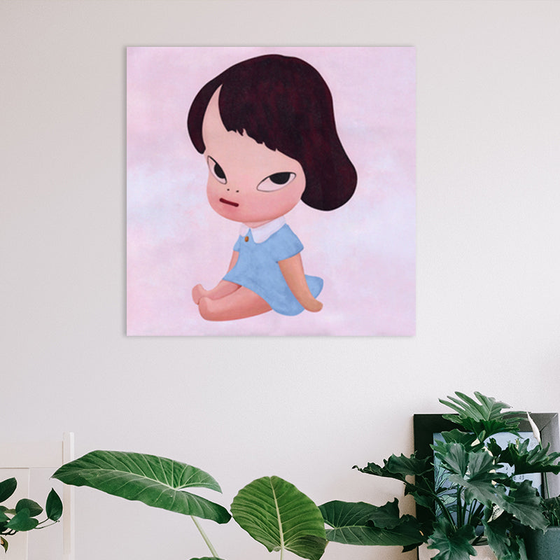 Pastel Illustration Baby Canvas Wall Art Figure Portrait Kids Textured Wall Decor Clearhalo 'Art Gallery' 'Canvas Art' 'Kids' Arts' 1862364