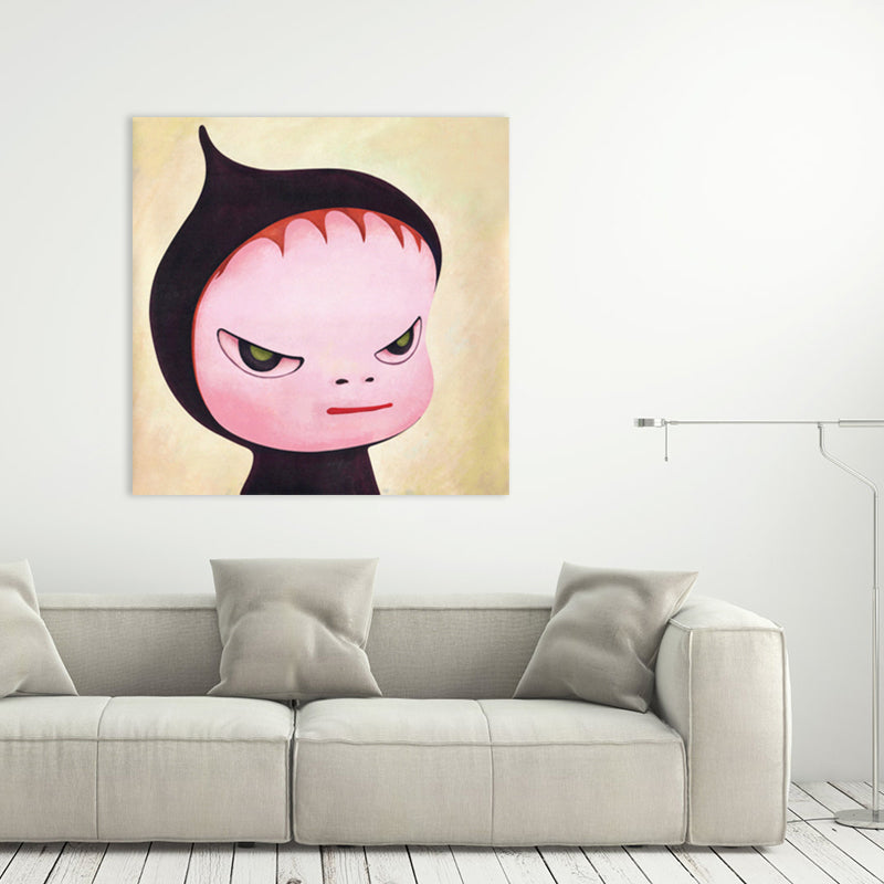 Pastel Illustration Baby Canvas Wall Art Figure Portrait Kids Textured Wall Decor Clearhalo 'Art Gallery' 'Canvas Art' 'Kids' Arts' 1862369