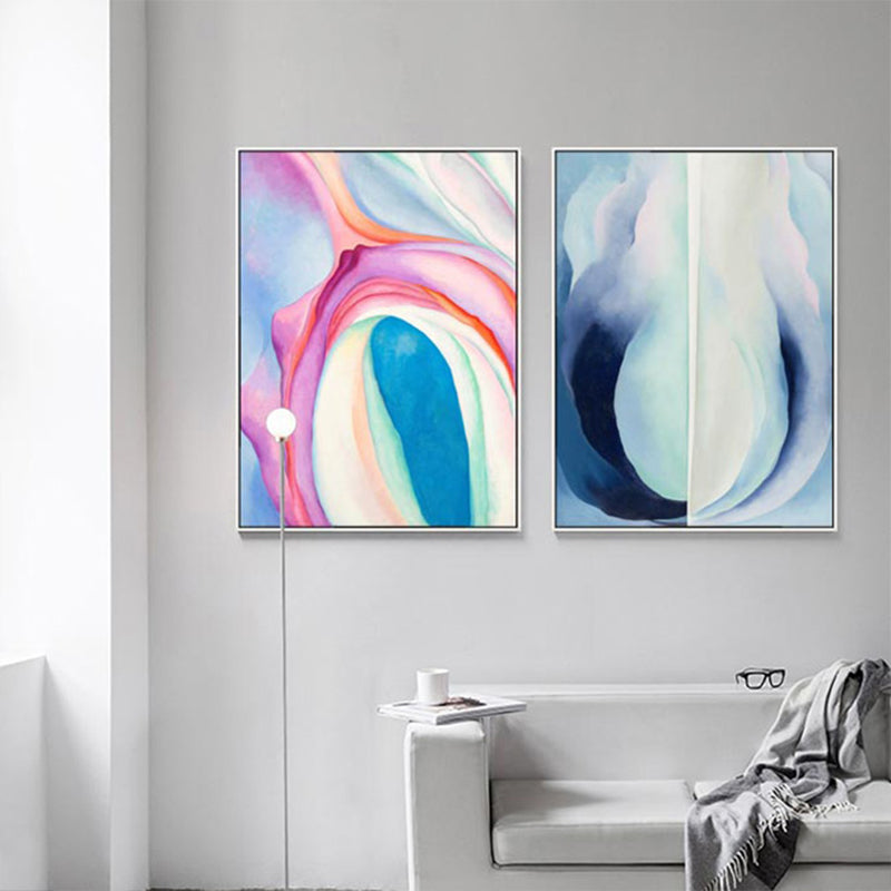 Modern Art Canvas Print Light Color Paintings Ombre Pattern Wall Decor for Gallery - Clearhalo - 'Arts' - 'Canvas Art' - 1862427