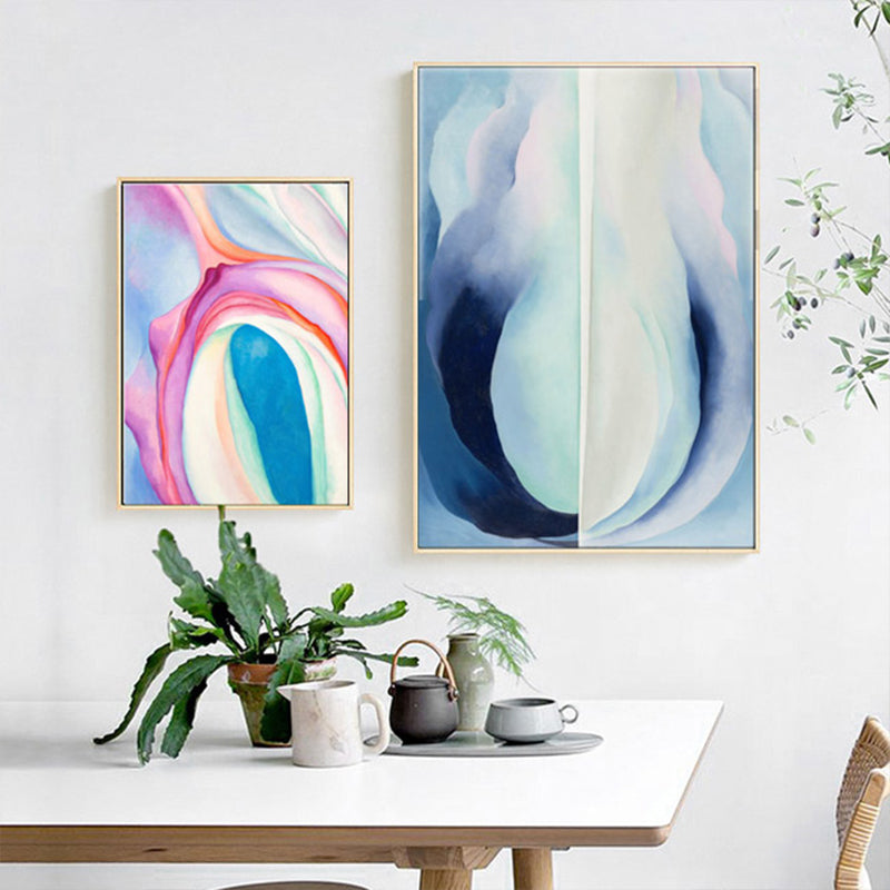 Modern Art Canvas Print Light Color Paintings Ombre Pattern Wall Decor for Gallery - Clearhalo - 'Arts' - 'Canvas Art' - 1862428