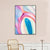 Modern Art Canvas Print Light Color Paintings Ombre Pattern Wall Decor for Gallery - Pink - Clearhalo - 'Arts' - 'Canvas Art' - 1862429