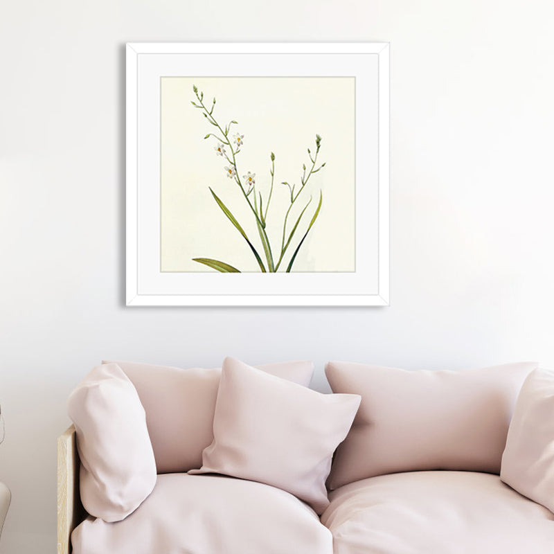 Floral Printed Wrapped Canvas Country Style Blossom Wall Art Decor in Pastel Color Clearhalo 'Art Gallery' 'Canvas Art' 'Country Art Gallery' 'French Country' 'Rustic' Arts' 1862503
