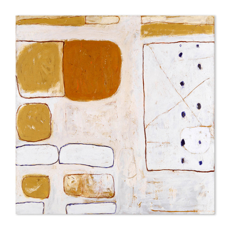 Light Color Abstract Canvas Textured Wall Art Print for Guest Room, Multiple Size Options Clearhalo 'Arts' 'Canvas Art' 1862539