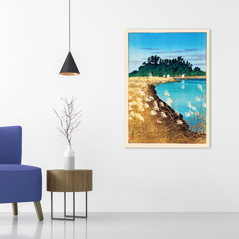 Soft Color Natural Landscape Canvas Textured Contemporary Style Sitting Room Wall Decor Clearhalo 'Art Gallery' 'Canvas Art' 'Contemporary Art Gallery' 'Modern' Arts' 1862702