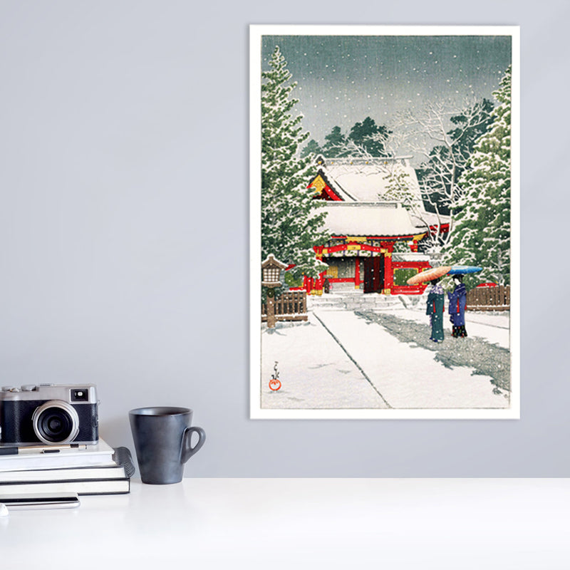 Soft Color Natural Landscape Canvas Textured Contemporary Style Sitting Room Wall Decor White Clearhalo 'Art Gallery' 'Canvas Art' 'Contemporary Art Gallery' 'Modern' Arts' 1862707