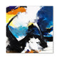 Pop Art Oil Painting Canvas Print Abstract Pattern Light Color Boys Bedroom Wall Decor Clearhalo 'Arts' 'Canvas Art' 1862748