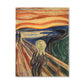 Figure on Wooden Bridge Art Print Abstract Expressionism Canvas Wall Decor in Soft Color for Room Clearhalo 'Arts' 'Canvas Art' 1862756