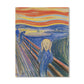 Figure on Wooden Bridge Art Print Abstract Expressionism Canvas Wall Decor in Soft Color for Room Clearhalo 'Arts' 'Canvas Art' 1862768