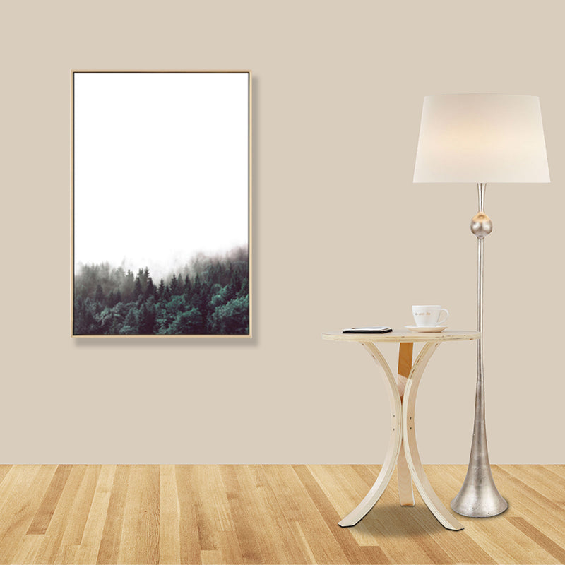 Mysterious Forest Canvas Wall Art for Sitting Room Photograph Scenery Wall Decor Dark Green Clearhalo 'Art Gallery' 'Canvas Art' 'Coastal Art Gallery' 'Tropical' Arts' 1862819