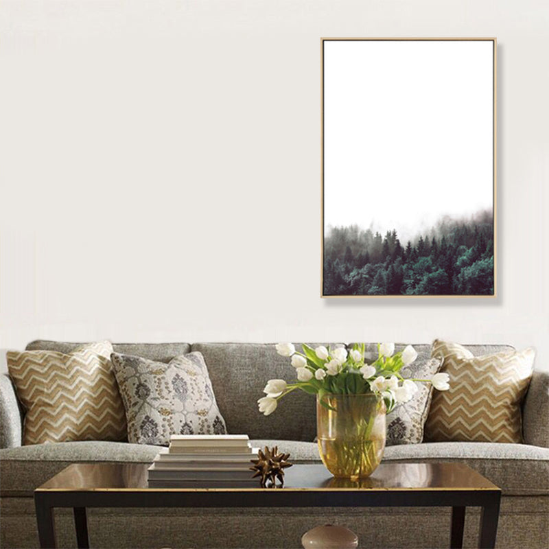 Mysterious Forest Canvas Wall Art for Sitting Room Photograph Scenery Wall Decor Clearhalo 'Art Gallery' 'Canvas Art' 'Coastal Art Gallery' 'Tropical' Arts' 1862820