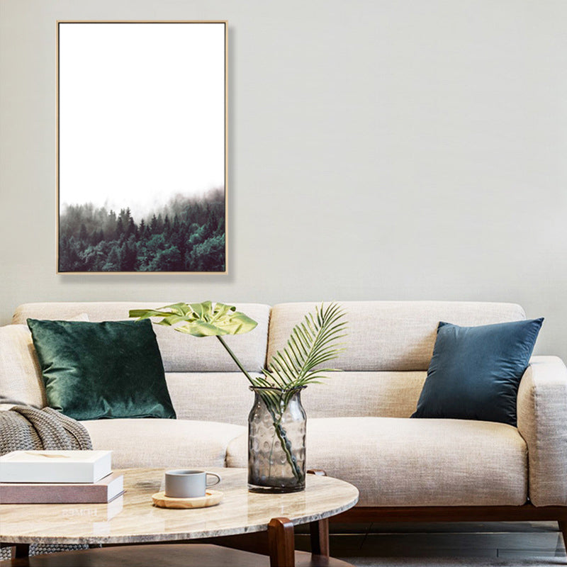 Mysterious Forest Canvas Wall Art for Sitting Room Photograph Scenery Wall Decor Clearhalo 'Art Gallery' 'Canvas Art' 'Coastal Art Gallery' 'Tropical' Arts' 1862821