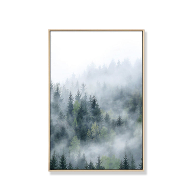 Mysterious Forest Canvas Wall Art for Sitting Room Photograph Scenery Wall Decor Clearhalo 'Art Gallery' 'Canvas Art' 'Coastal Art Gallery' 'Tropical' Arts' 1862829