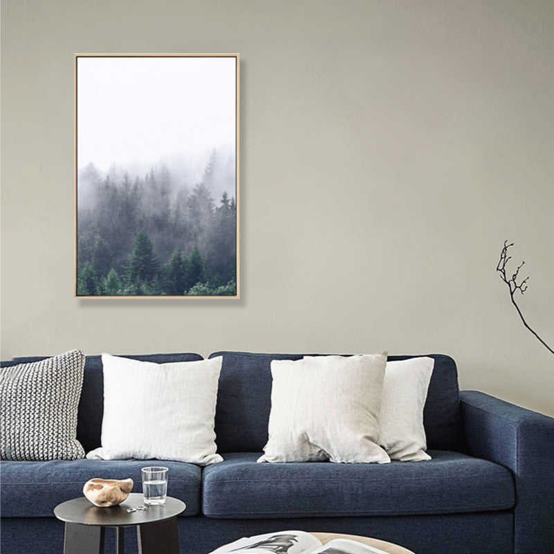 Mysterious Forest Canvas Wall Art for Sitting Room Photograph Scenery Wall Decor Clearhalo 'Art Gallery' 'Canvas Art' 'Coastal Art Gallery' 'Tropical' Arts' 1862832