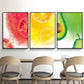 Nordic Illustrated Foods Art Print Canvas Textured Soft Color Wall Decor for Dining Room Yellow Clearhalo 'Arts' 'Canvas Art' 1862882
