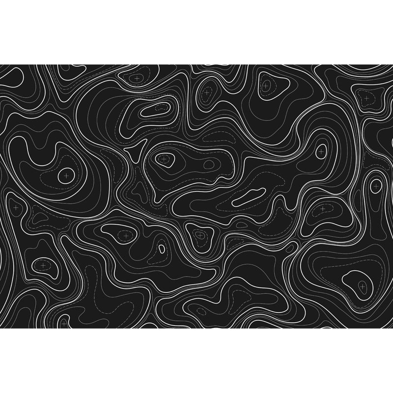 Giant Contemporary Mural Decal in Pastel Color Abstract Wall Art, Custom Printed Clearhalo 'Wall Decor' 'Wall Mural' 1862899