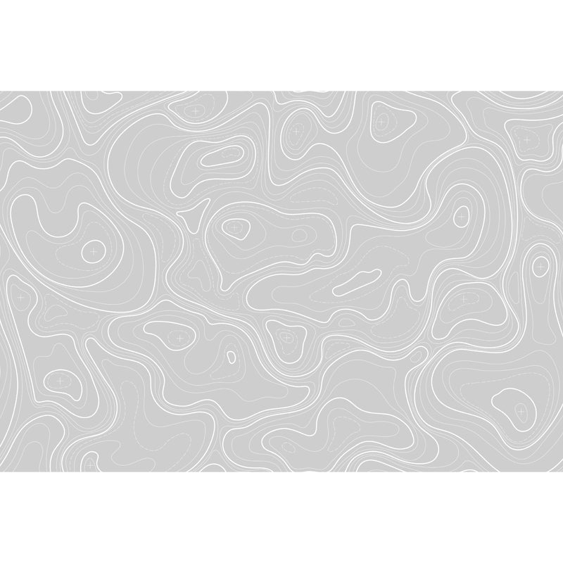 Giant Contemporary Mural Decal in Pastel Color Abstract Wall Art, Custom Printed Clearhalo 'Wall Decor' 'Wall Mural' 1862904