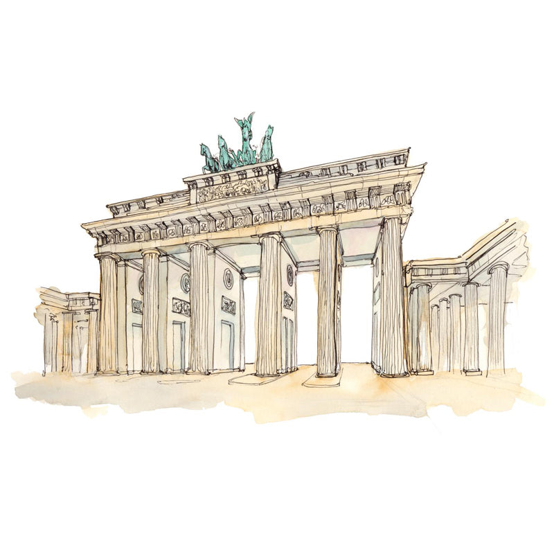 Stain Resistant Architecture Mural Decal Non-Woven Modern Wall Decor for Study Room Clearhalo 'Wall Decor' 'Wall Mural' 1862984