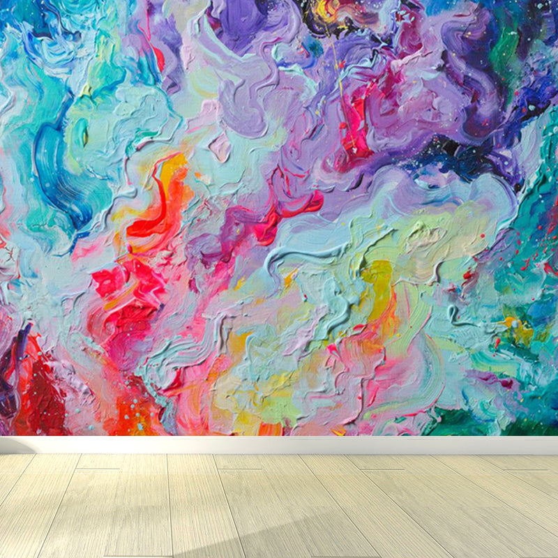 Light Color Art Graphic Mural Stain Resistant Classic Drawing Room Wall Covering Clearhalo 'Wall Decor' 'Wall Mural' 1863047