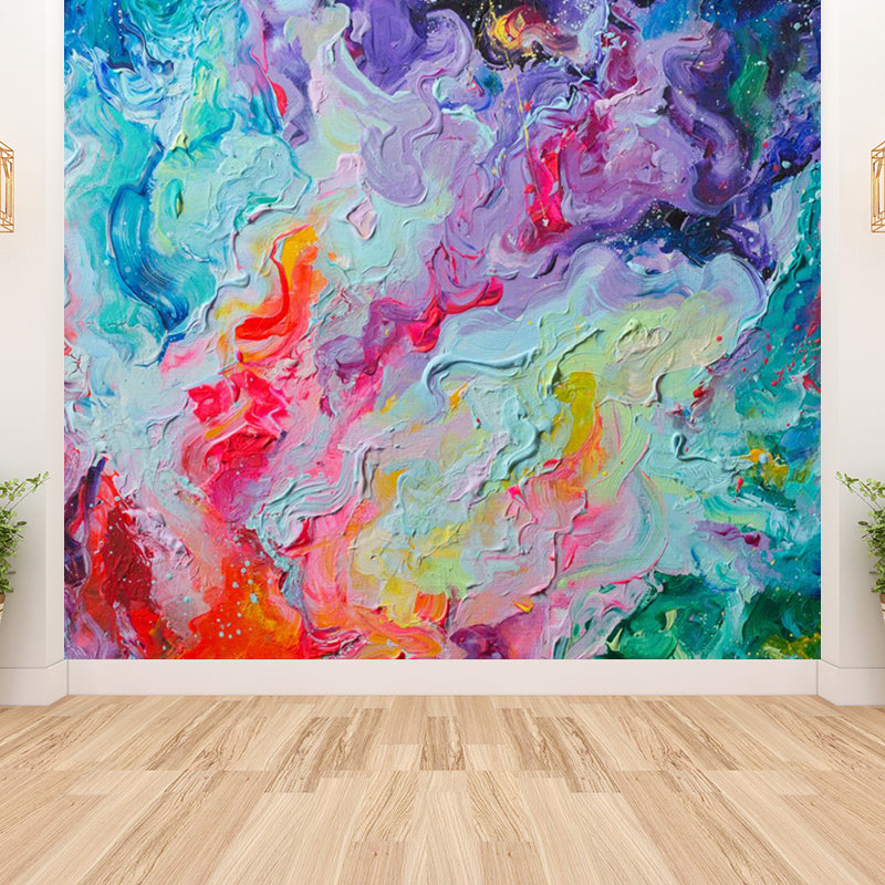 Light Color Art Graphic Mural Stain Resistant Classic Drawing Room Wall Covering Clearhalo 'Wall Decor' 'Wall Mural' 1863048