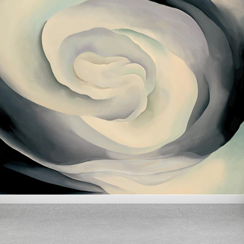 Light Color Art Graphic Mural Stain Resistant Classic Drawing Room Wall Covering Clearhalo 'Wall Decor' 'Wall Mural' 1863057