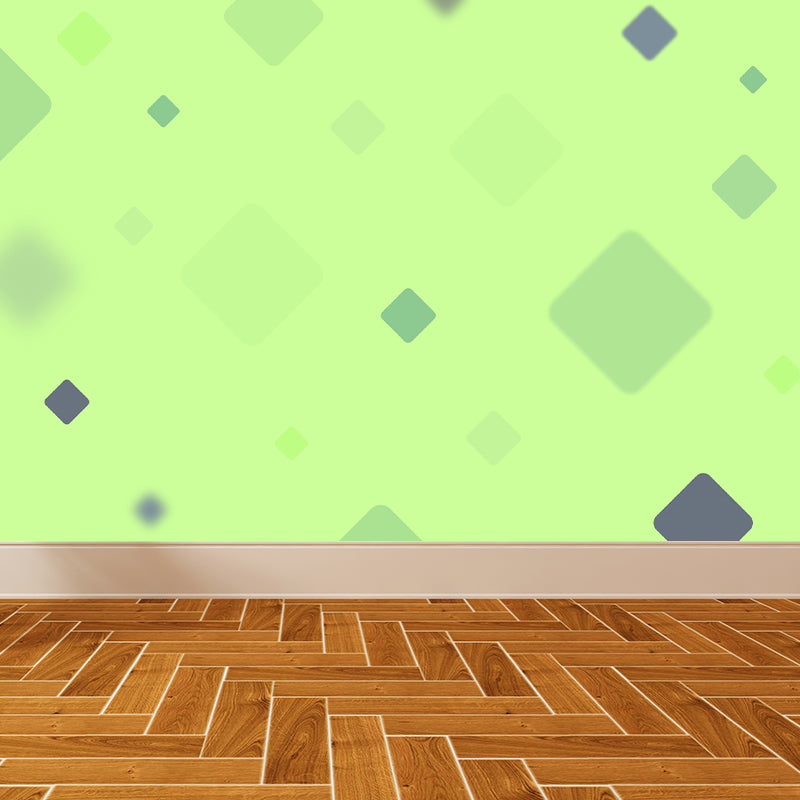 Bright Geometric Shapes Wallpaper Mural Moisture Resistant Modern Bedroom Wall Covering Clearhalo 'Wall Decor' 'Wall Mural' 1863073