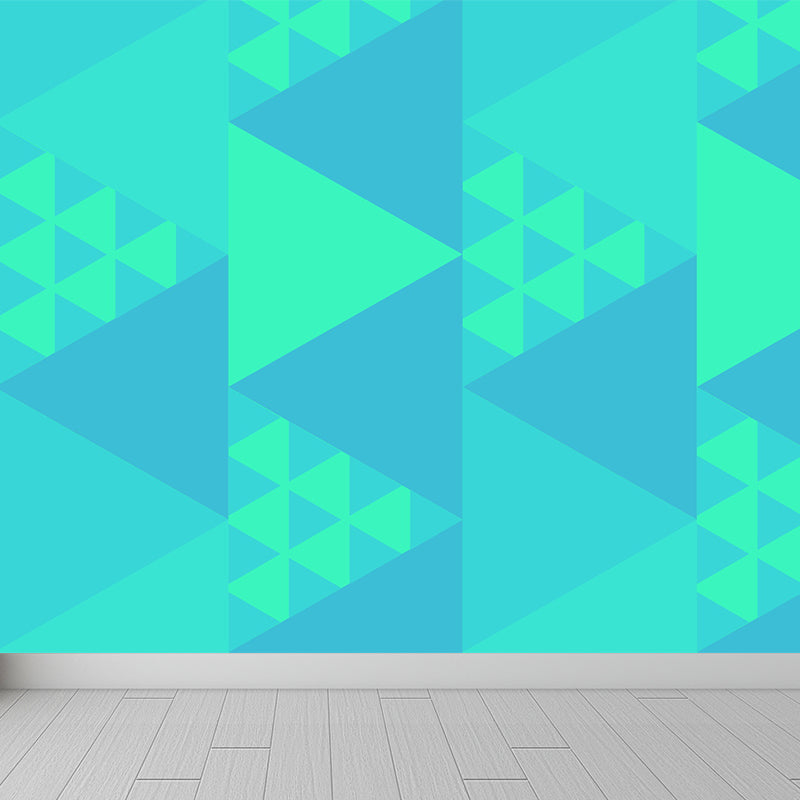 Bright Geometric Shapes Wallpaper Mural Moisture Resistant Modern Bedroom Wall Covering Clearhalo 'Wall Decor' 'Wall Mural' 1863078