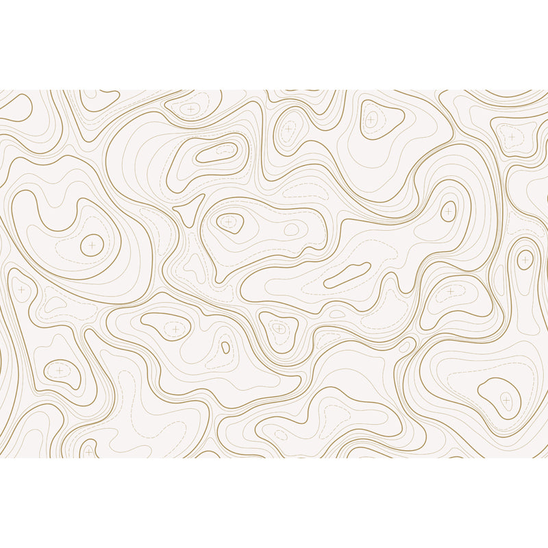 Modern Abstract Mural Non-Woven Cloth Stain-Proof Light Color Wall Art for Bathroom Clearhalo 'Wall Decor' 'Wall Mural' 1863099