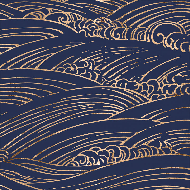 Full Size Illustration Modern Mural with Moire Pattern in Soft Color, Customised Clearhalo 'Wall Decor' 'Wall Mural' 1863174